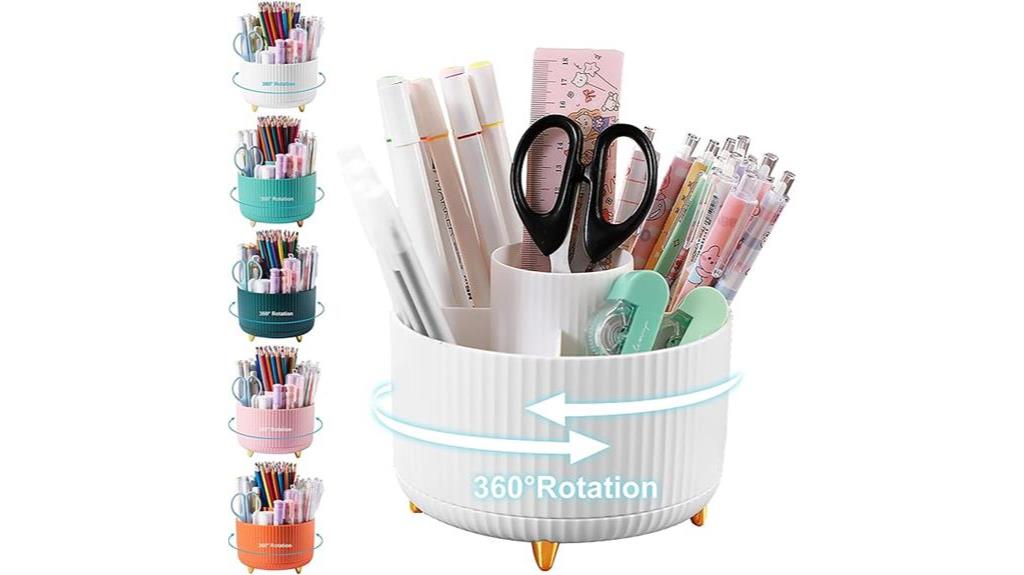 360 rotating desk organizer