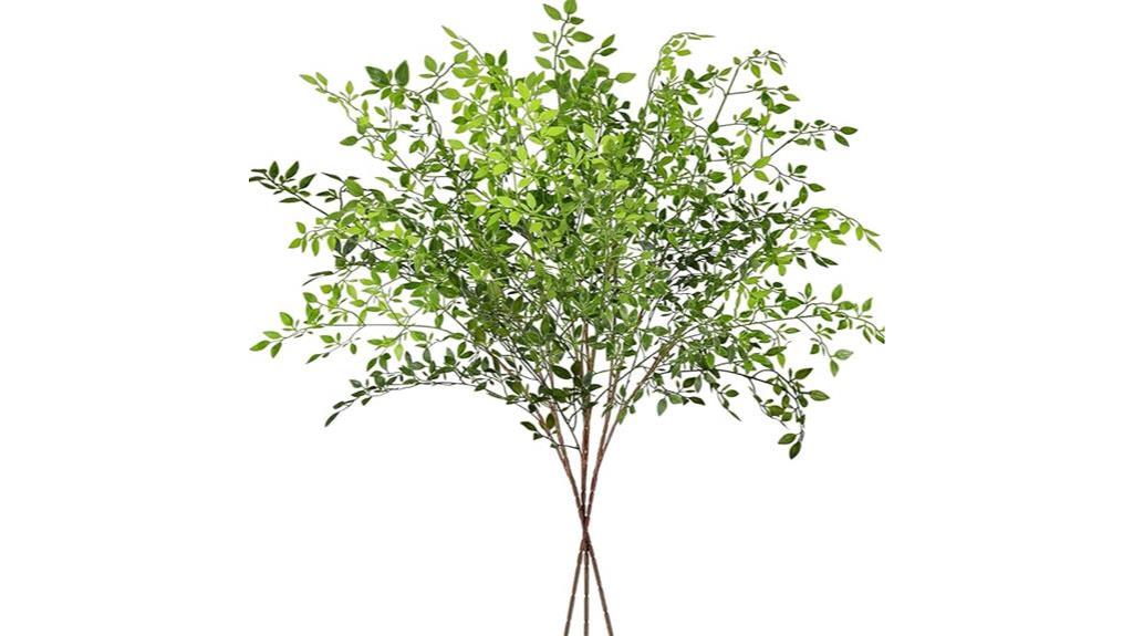 artificial nandina plant leaves