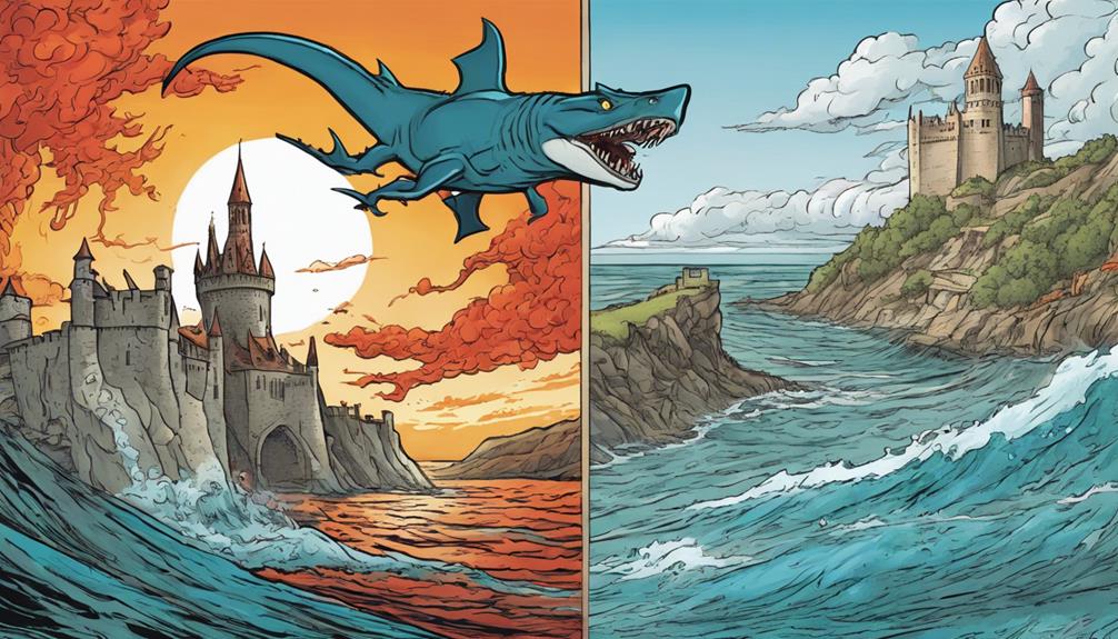 business evolution dragons to sharks