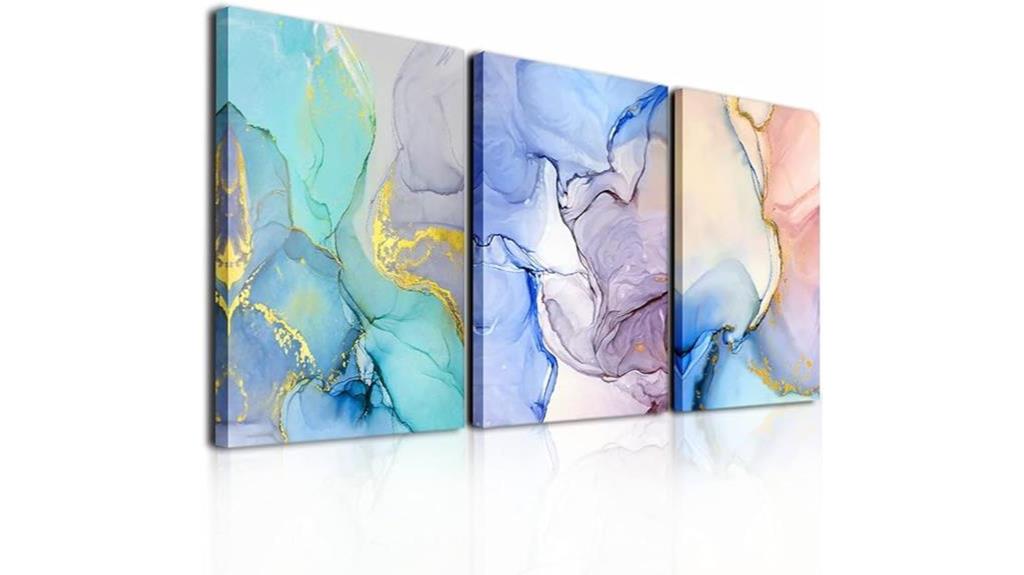 colorful abstract canvas art