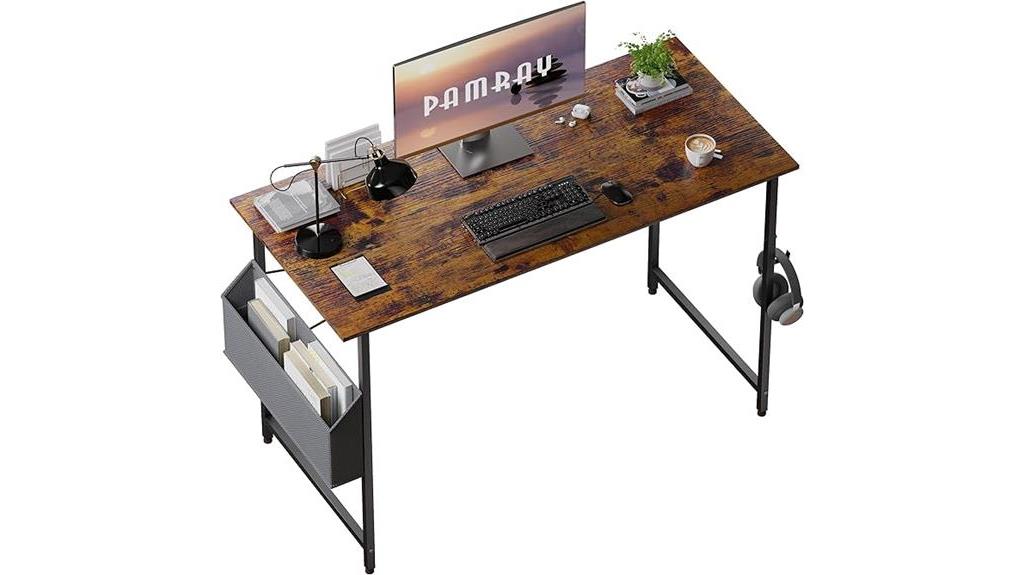 compact computer desk design