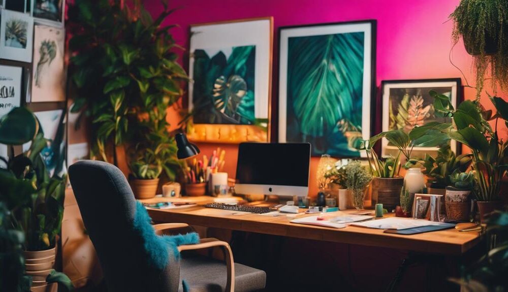 creative workspace decor ideas