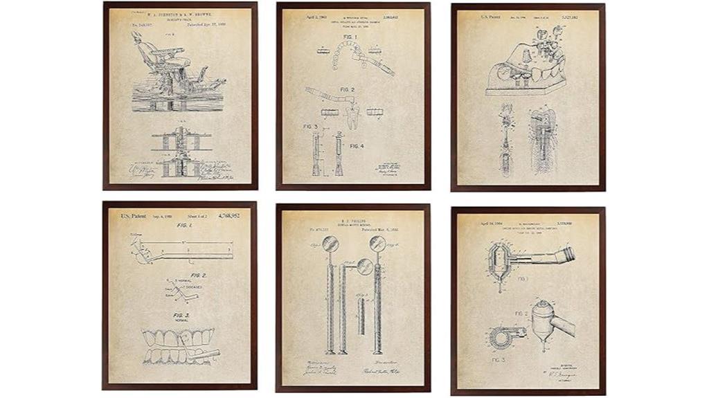 dental equipment patent poster