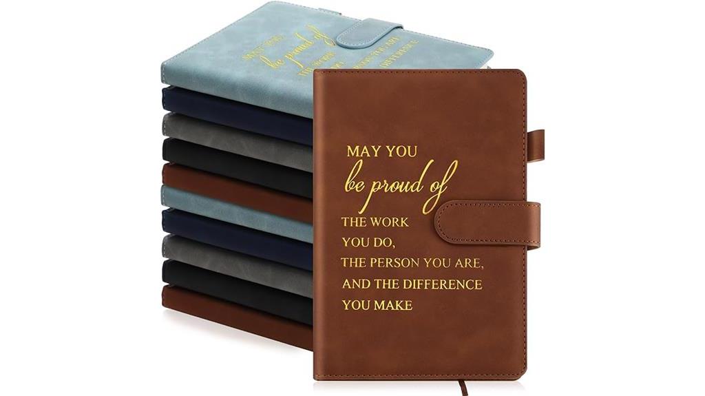 employee appreciation leather journals