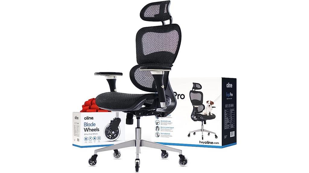 ergonomic black office chair