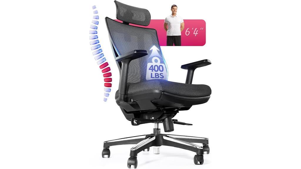 ergonomic chair alleviates discomfort