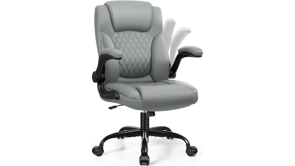 ergonomic leather office chair