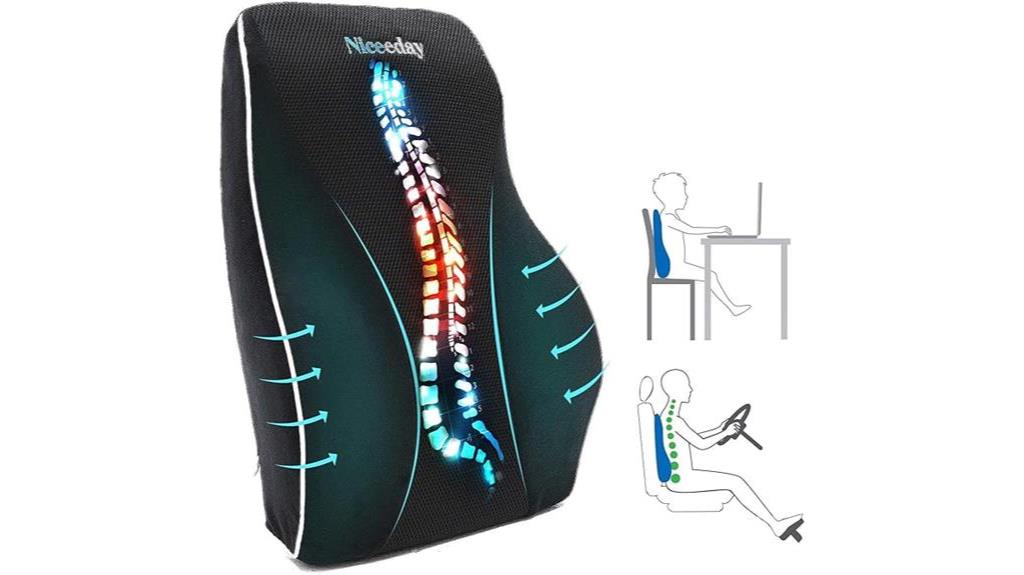 ergonomic lumbar support cushion