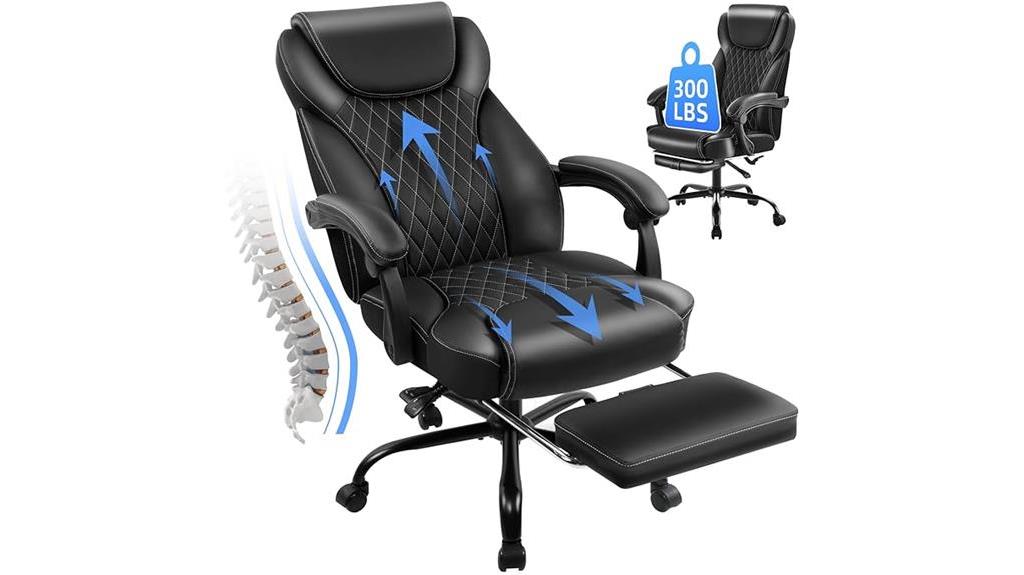 ergonomic office chair features