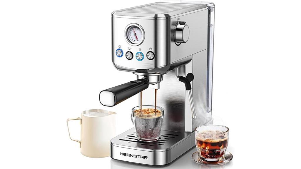 espresso machine with frother