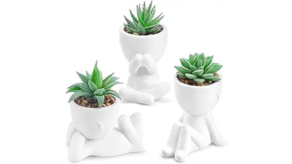 fake succulent home decor