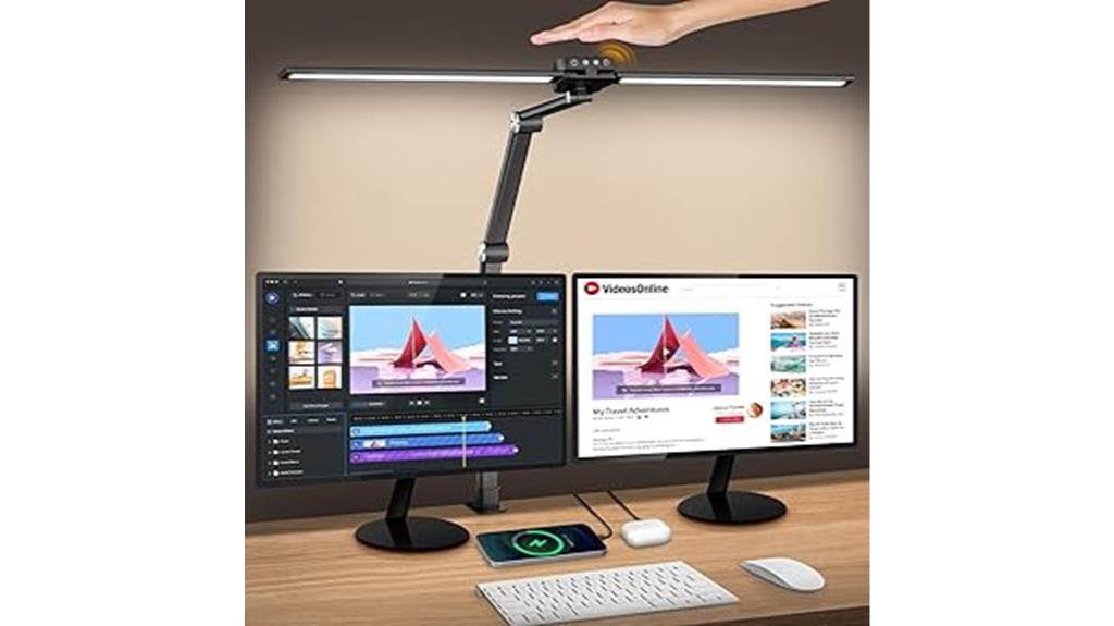 gesture activated desk lamp