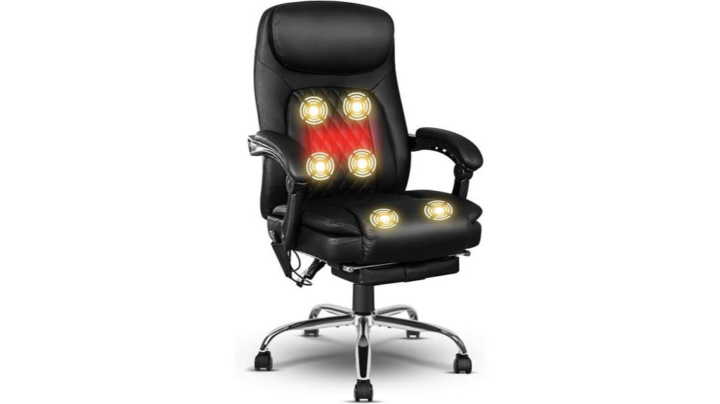 heated vibrating massage chair