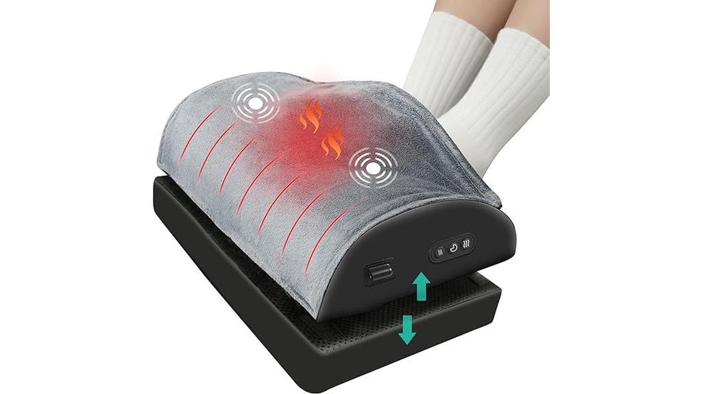 heated vibration massage footrest