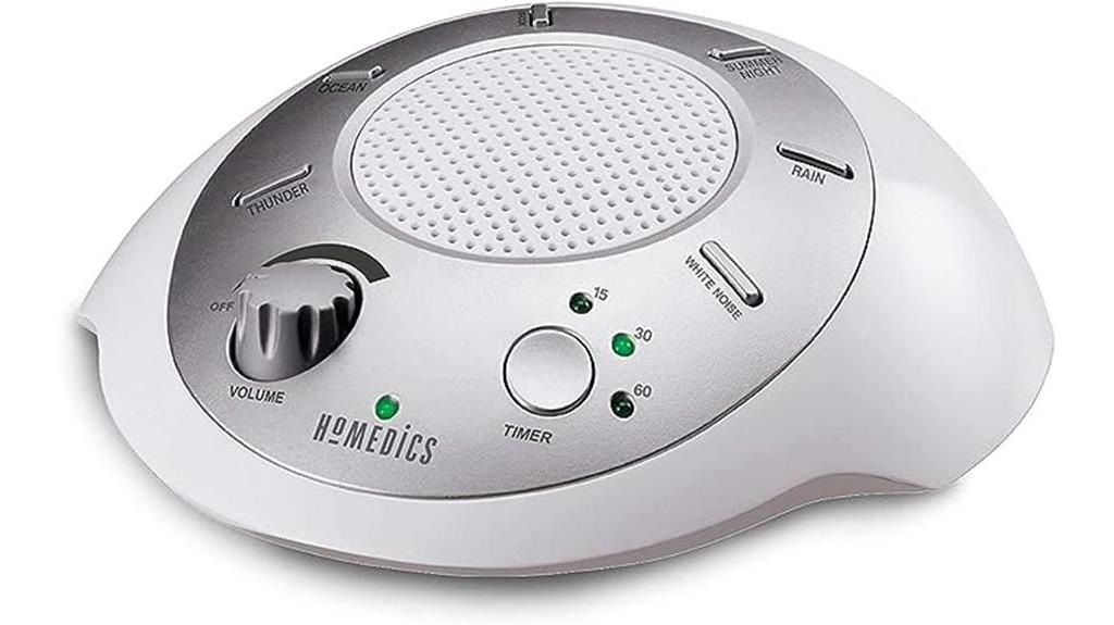 homedics white noise machine