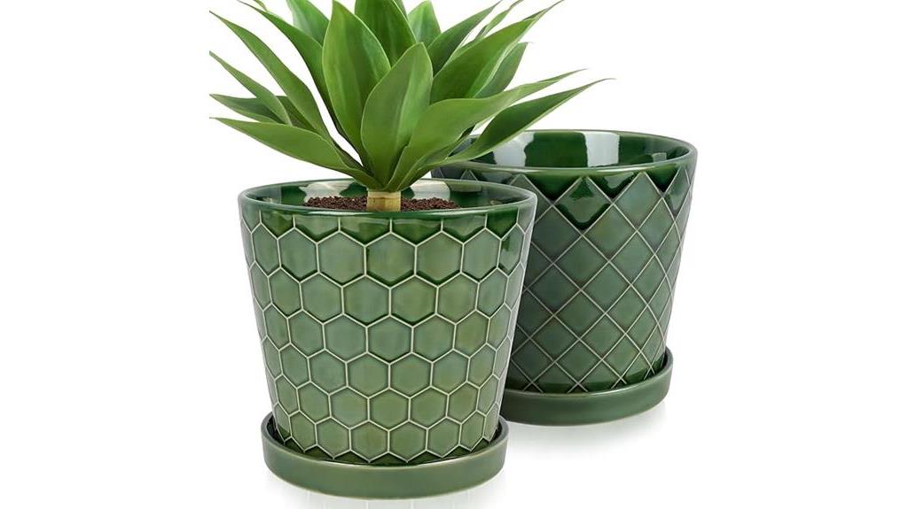 indoor ceramic flower pots