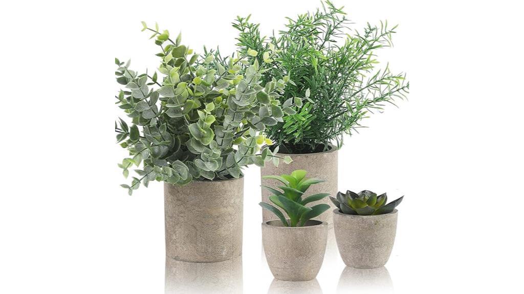 indoor fake plant decor