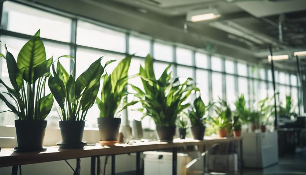 indoor plants enhance productivity