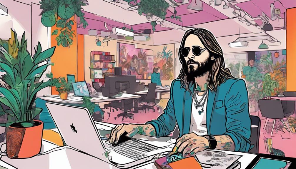 jared leto embraces entrepreneurship