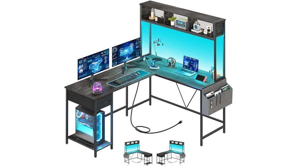 l shaped gaming desk