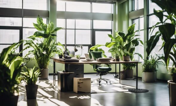 office plants enhance mood