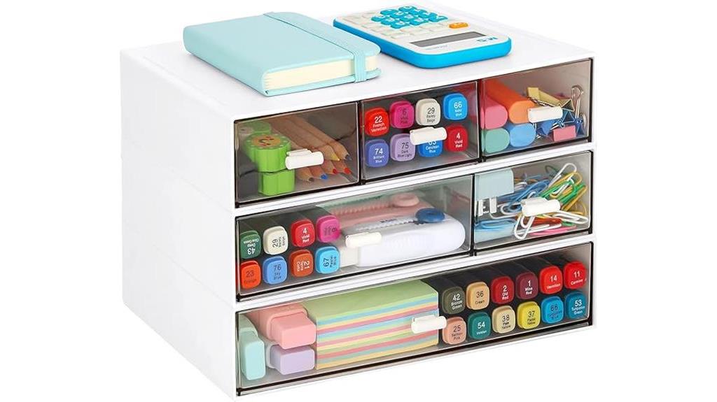 stackable desk organizer drawers