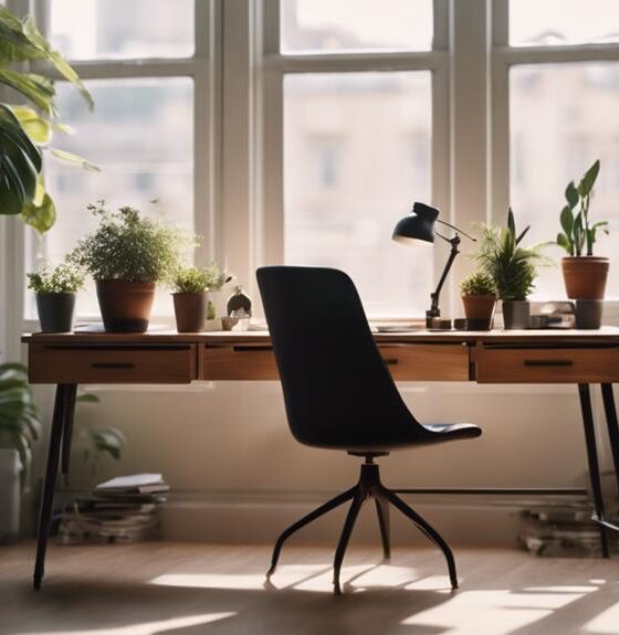 stylish office desks with drawers