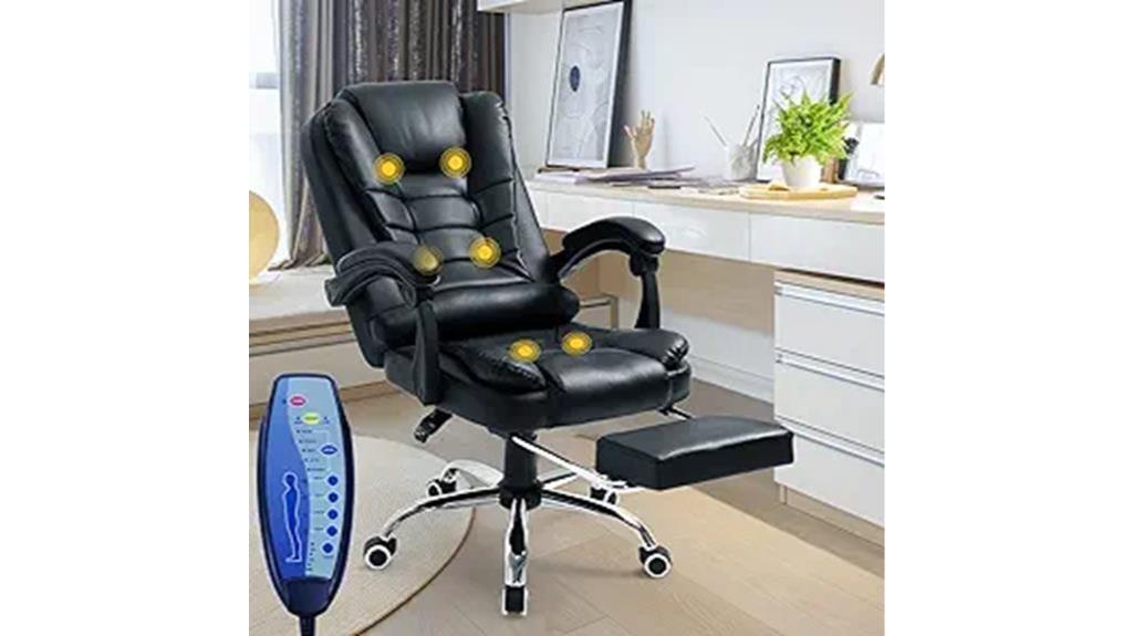 vibrating massage chair footrest