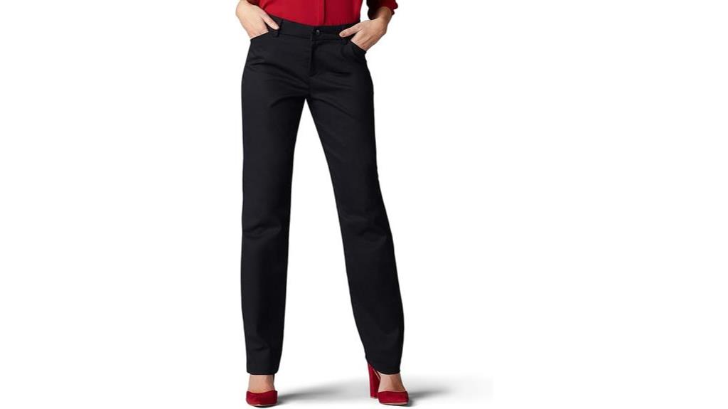 wrinkle free relaxed fit pants