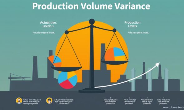 What is the production volume variance?