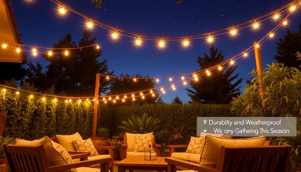 choosing outdoor string lights