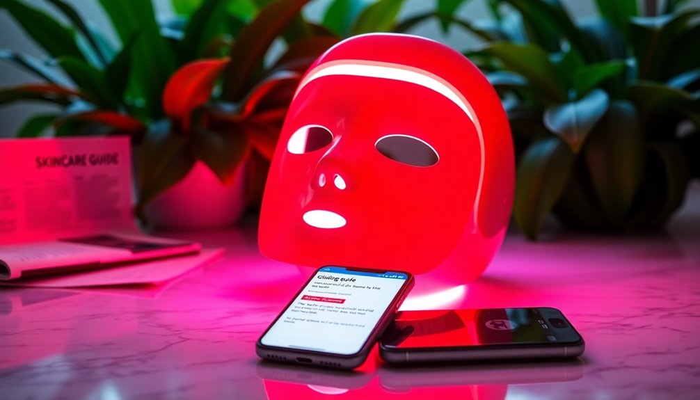 choosing red led mask