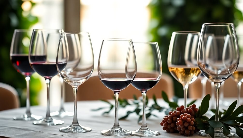 selecting the right wine glasses