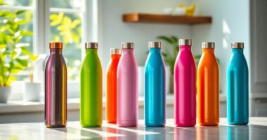 stylish hydration with bottles