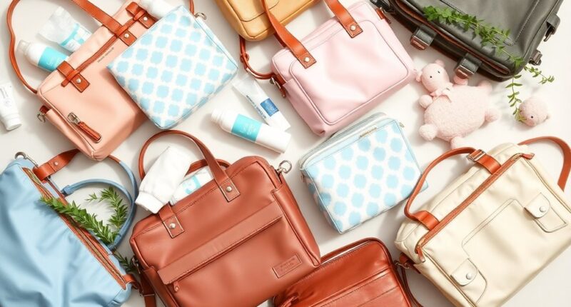 stylish practical diaper bags