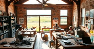 Erfolg eines ländlichen Technologieinkubators