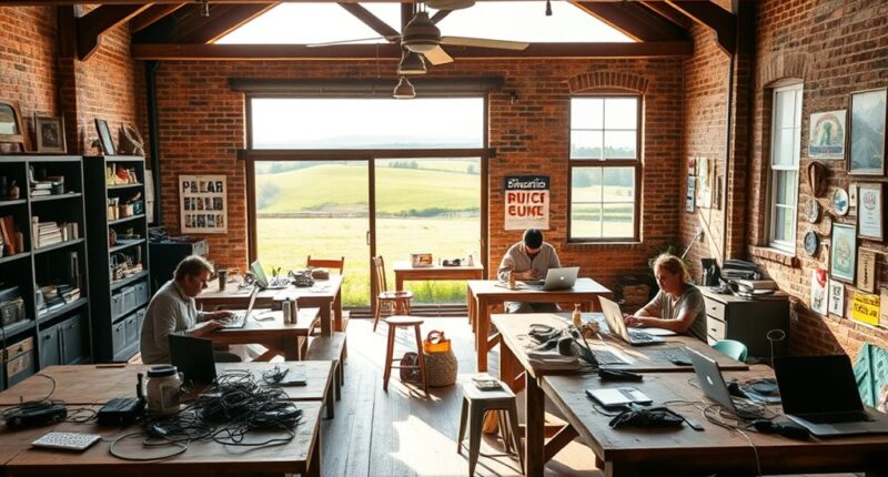 Erfolg eines ländlichen Technologieinkubators