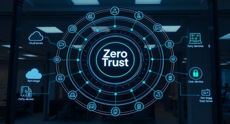 zero trust diagram explanation
