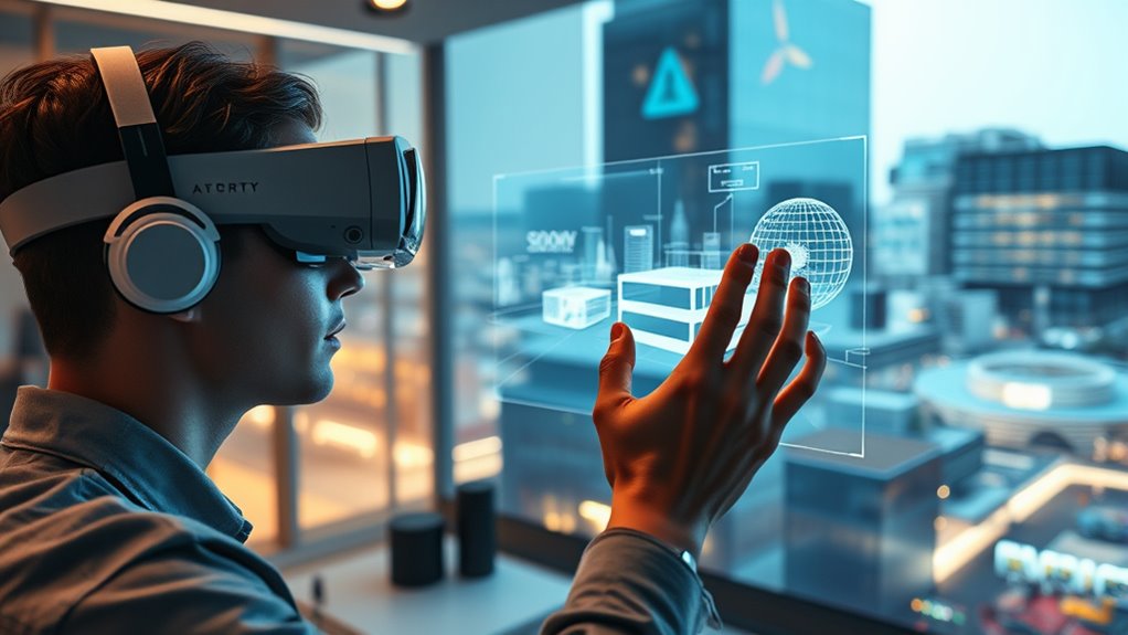 gesture based immersive spatial computing