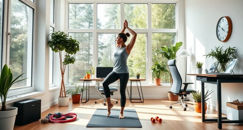 remote worker exercise routines