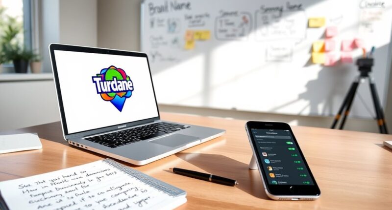 selecting name and web address