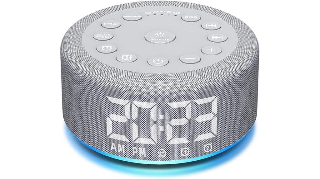 alarm clock with night sounds