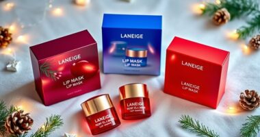 festive hydrating lip masks