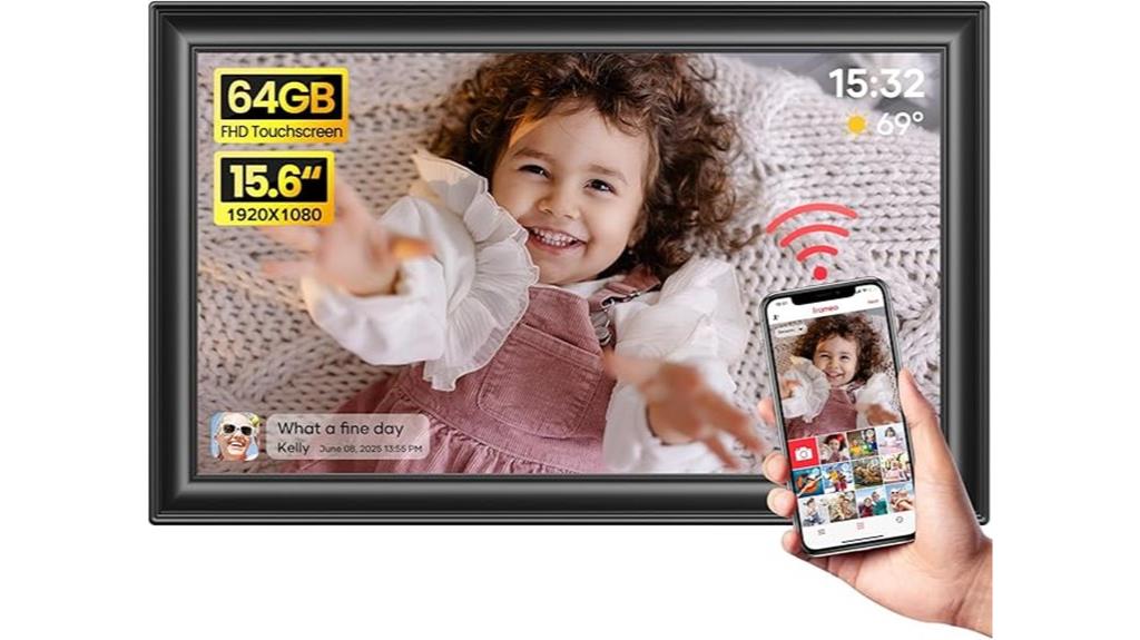 large wifi digital frame