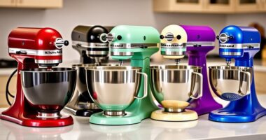 top kitchenaid mixer colors