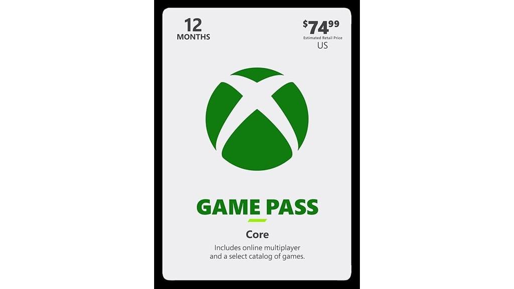 xbox game pass core gift