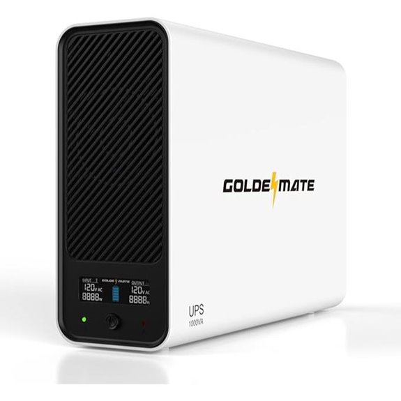 GoldenMATE 1000VA Lithium UPS Backup & Surge Protector
