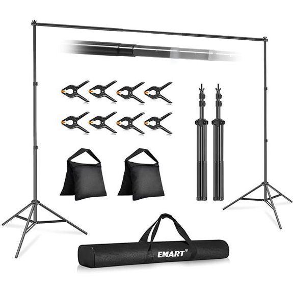 EMART 10x7ft Photo Backdrop Stand Kit