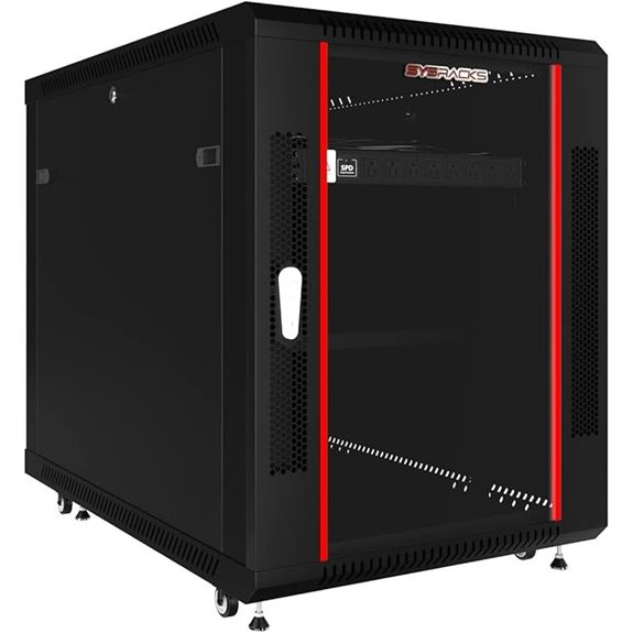 Sysracks 15U Server Rack with Powerbar Fan Hardware