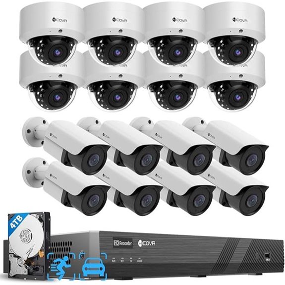 4COVR 16-Channel 4K PoE Security System